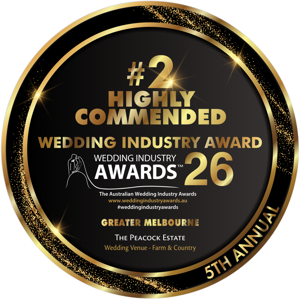 wedding industry awards highly commended for wedding venue farm & country